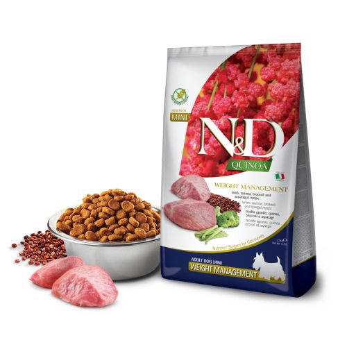 N&D Weight management Bárány Mini kutyatáp felnőtt kutyáknak 800 g