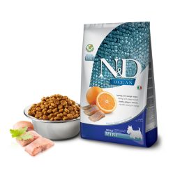   N&D Ocean Hering & Narancs Mini kutyatáp felnőtt kutyáknak 800 g