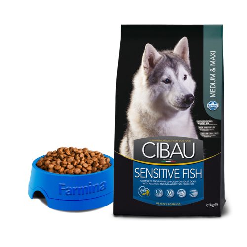 Cibau Sensitive Hal Medium & Maxi kutyatáp felnőtt kutyáknak 14 kg