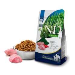   N&D Spirulina Bárány, Spirulina és Goji-bogyó Medium & Maxi kutytáp felnőtt kutyáknak 2 kg