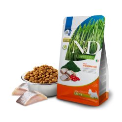   N&D Spirulina Hering, Spirulina és Goji-bogyó Mini kutyatáp felnőtt kutyáknak 2 kg