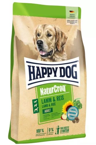 Happy Dog NaturCroq Lamm & Reis Bárány-rizs kutyatáp felnőtt kutyáknak