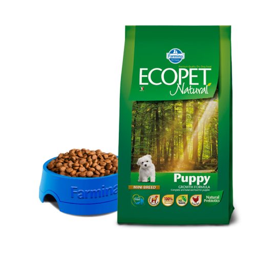 Ecopet Natural Mini kutyatáp kölyök kutyáknak 2,5 kg