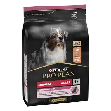 Purina Pro Plan Medium Adult Sensitive Skin lazac 3 kg