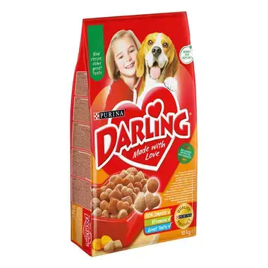 Purina DARLING csirke és pulyka ízletes keverékével kutyatáp felnőtt kutyáknak 10 kg