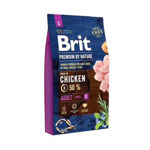 Brit Premium S kutyatáp felnőtt kutyáknak 8 kg