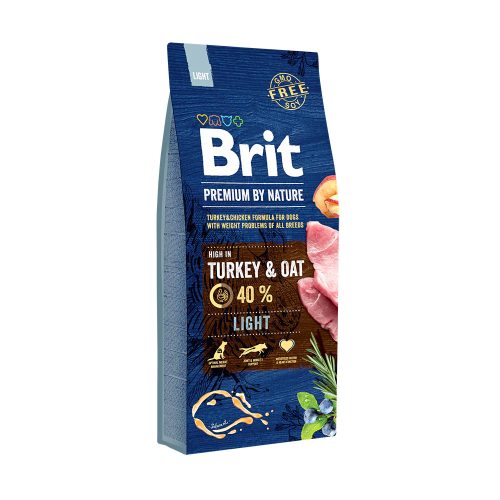 Brit Premium Light Pulyka kutyatáp felnőtt kutyáknak 15 kg