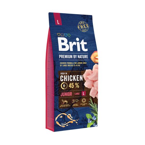 Brit Premium Junior L kutyatáp fiatal kutyáknak 15 kg