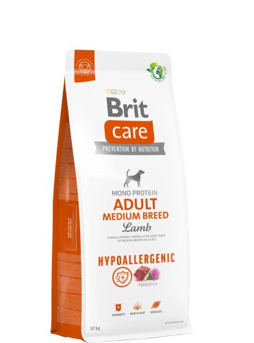 Brit Care Hipoallergén Medium Breed kutyatáp felnőtt kutyáknak 3 kg