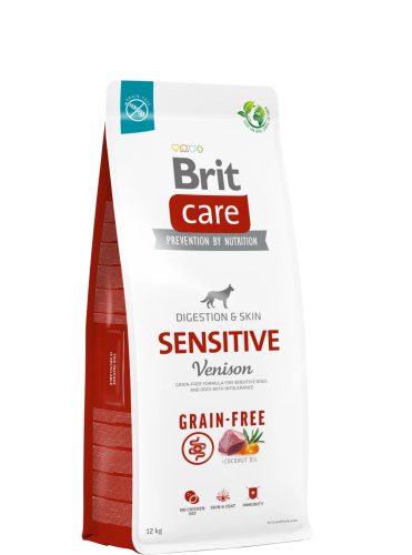 Brit Care Gabonamentes Sensitive kutyatáp felnőtt kutyáknak 3 kg